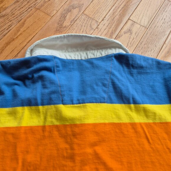 Nautica Men's Classic Fit Striped Rugby Polo Shirt XL Shrimp - Picture 8 of 14